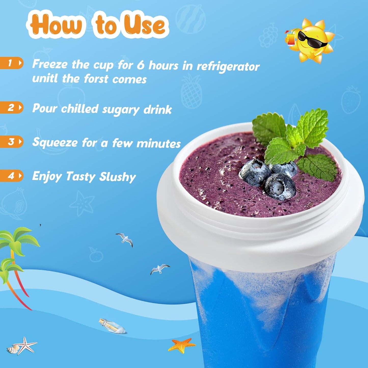 Ultimate Slushie Cup - Fun Slushy Maker for Kids & Teens, Perfect Party Favors & Gag Gifts!