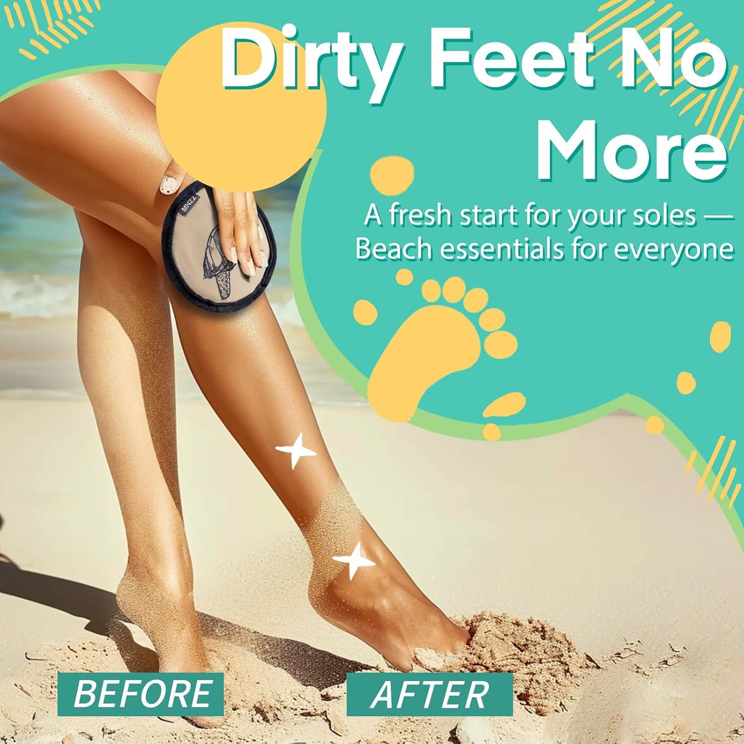Beach Sand Remover Sand Eraser Wipe Mitt Family Women 2026 Summer Gift Beach Towels Vacation Essentials Mexico Costa Rica Trip Must Haves Hawaii Honeymoon Accessories Alaska Cruise Ship Gear 1Pcs