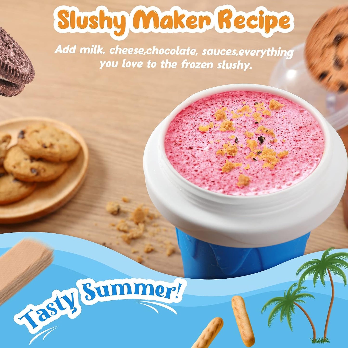 Ultimate Slushie Cup - Fun Slushy Maker for Kids & Teens, Perfect Party Favors & Gag Gifts!