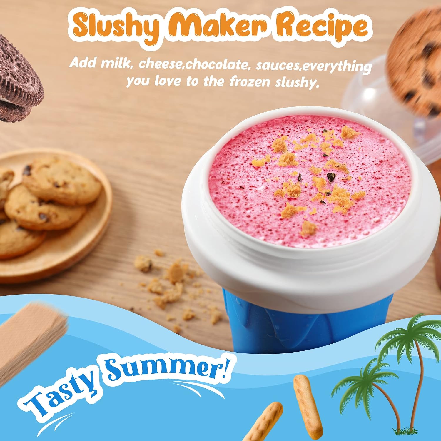 Ultimate Slushie Cup - Fun Slushy Maker for Kids & Teens, Perfect Party Favors & Gag Gifts!