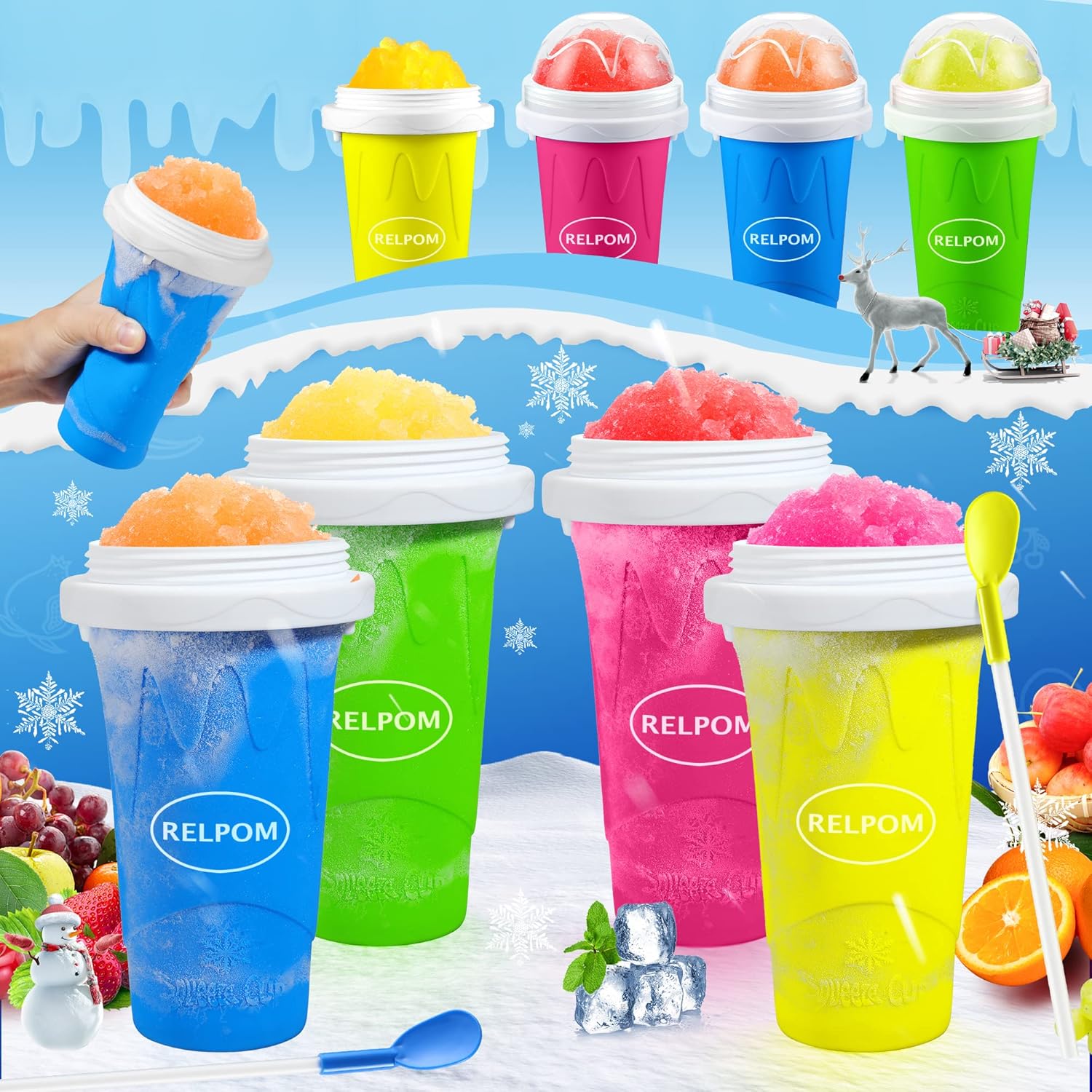 Ultimate Slushie Cup - Fun Slushy Maker for Kids & Teens, Perfect Party Favors & Gag Gifts!